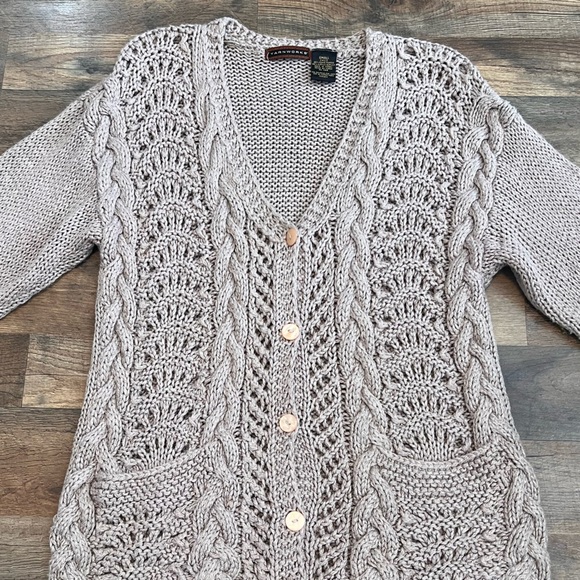 Yarnworks | Button Down Knitted Cardigan Sweater - Picture 2 of 8